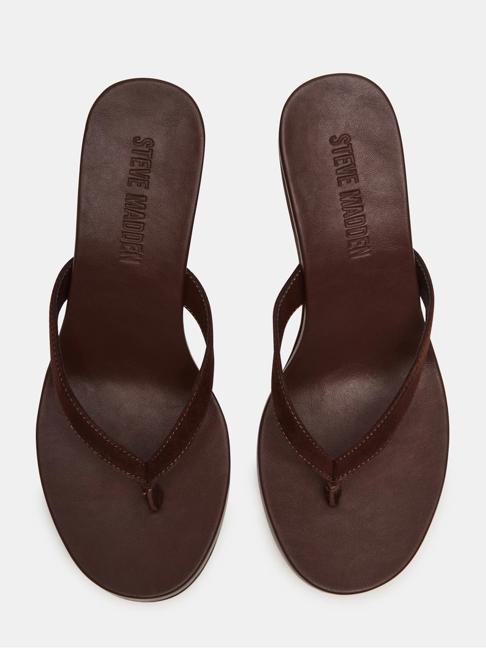 NEW STEVE MADDEN SUEDE HEELS SANDALS - Picture 3 of 7